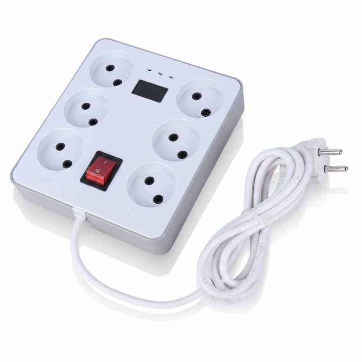 محافظ 6 خانه دیجیتال با کابل 1.8 متری تیراژه محافظ 6 خانه دیجیتال با کابل 1.8 متری تیراژه - Image 1