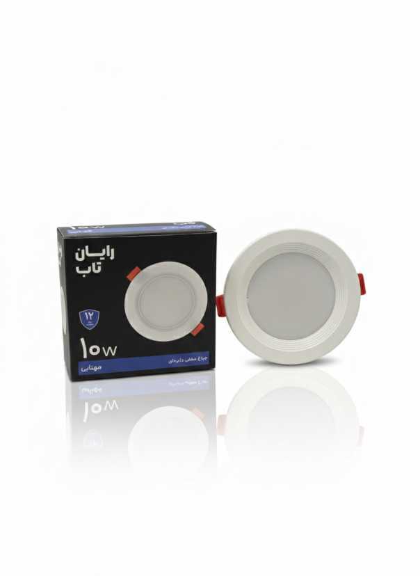 پنل ۱۰ وات توکار گرد رایان تاب پنل 10 وات توکار گرد رایان تاب - Image 1